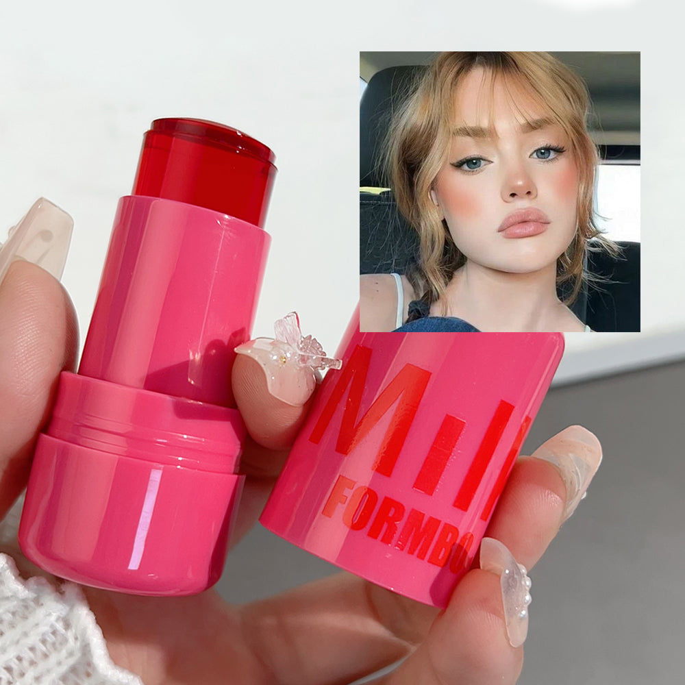 Cheek Lip Tinted Moistured Blush Stick Eyes Cheek Lip Brighten Cream Water Jelly Tint Stick Matte Contour Makeup