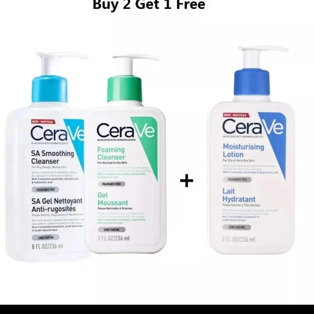 CeraVe Cleansers + Moisturizing lotion Bundles