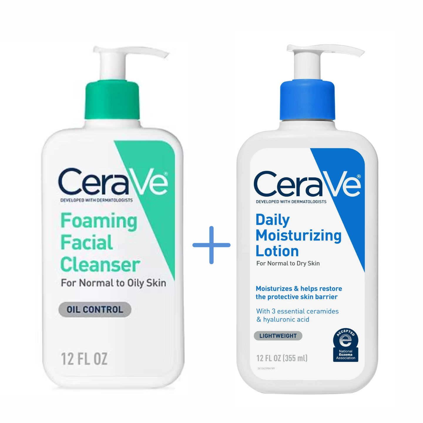 CeraVe Cleansers + Moisturizing lotion Bundles