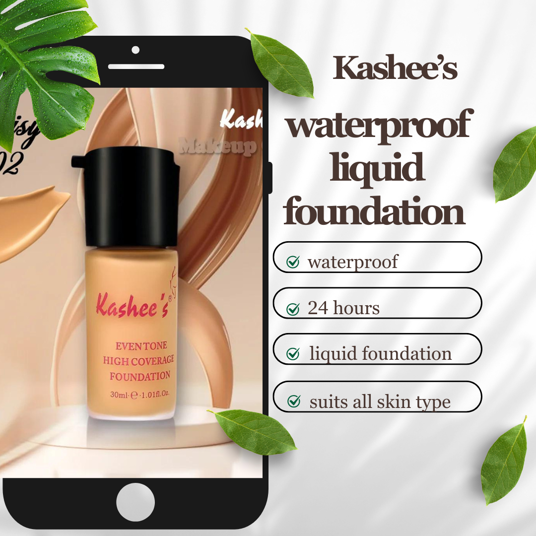 Kashee Liquid Foundation Eventone High Coverage (Limited Time Offers)