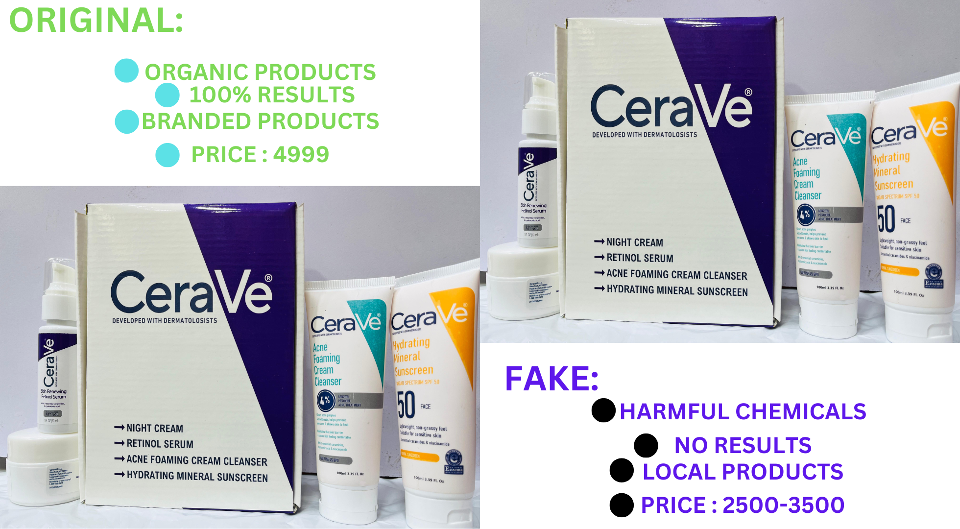 CeraVe 4 in 1 skin care kit