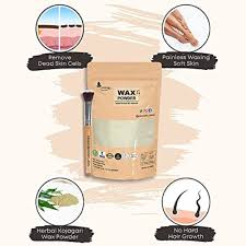 Organic Wax Powder For Hair Removal For Women & Men Suitable