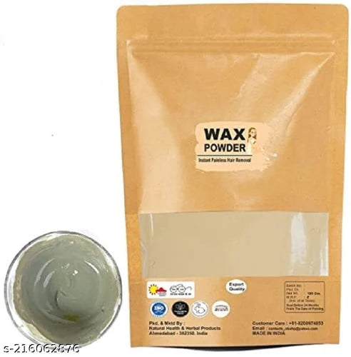 Organic Wax Powder For Hair Removal For Women & Men Suitable
